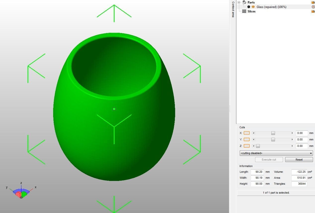 Juice Glass 3D print model_38