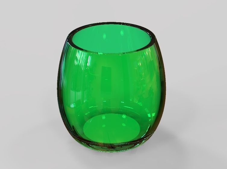 Juice Glass 3D print model_7