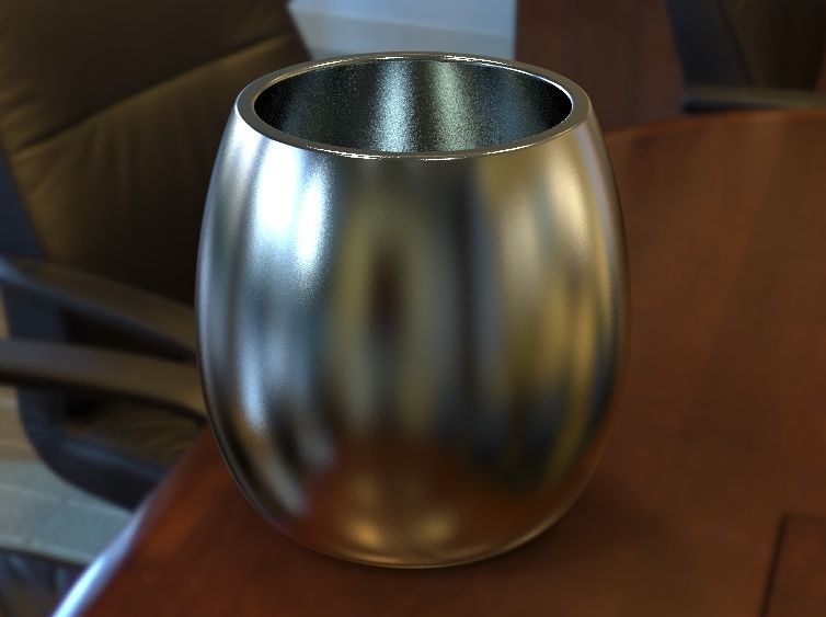 Juice Glass 3D print model_3