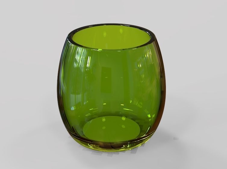 Juice Glass 3D print model_1