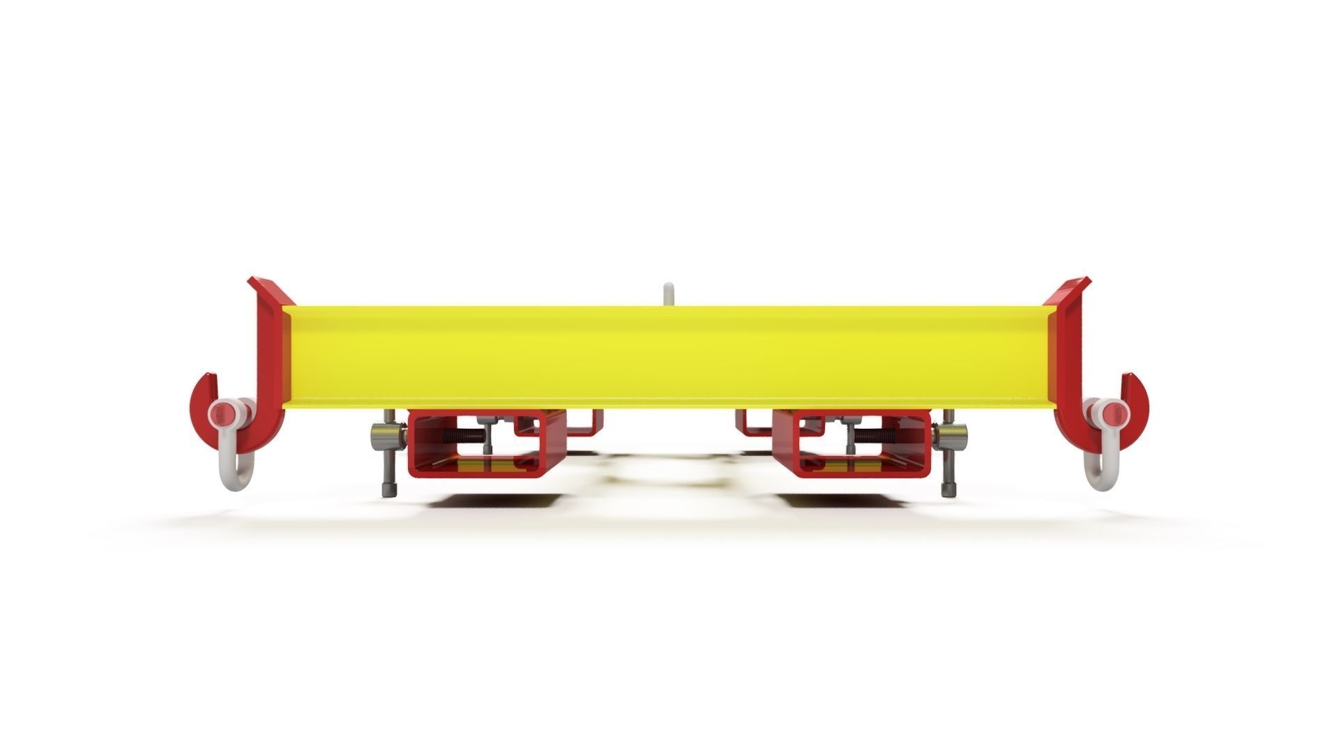 BIG-BAG ATTACHMENT FOR FORKLIFT BLADES Low-poly 3D model_3