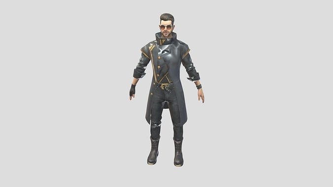 Free Fire alok 3d model 3D model