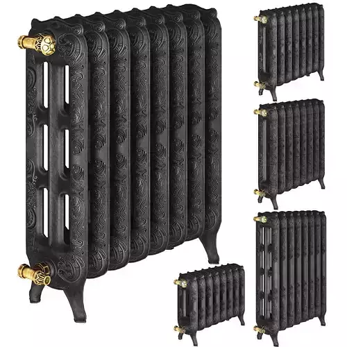 Bristom Black Radiator BLENDER 3D Model Cycles