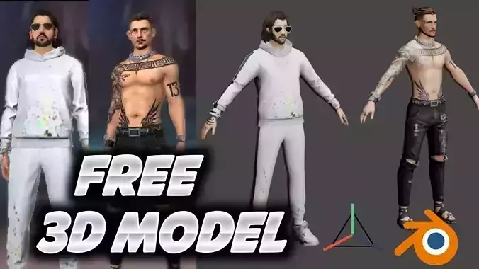 Free Fire Thiva 3d model