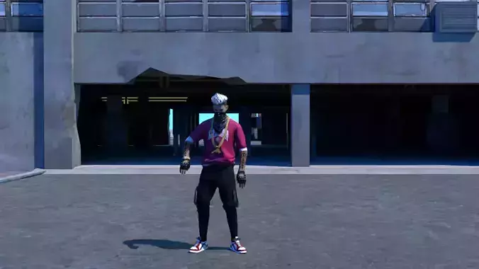 Free Fire S2 bundle 3d model