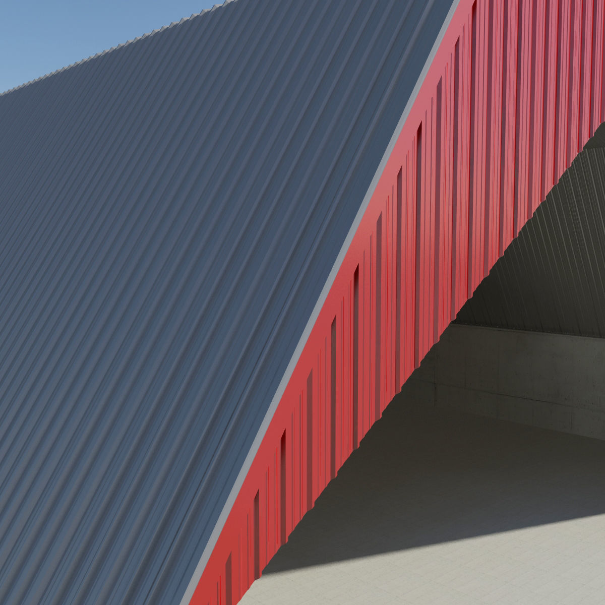 Transit Department Salt Barn 3D model_5