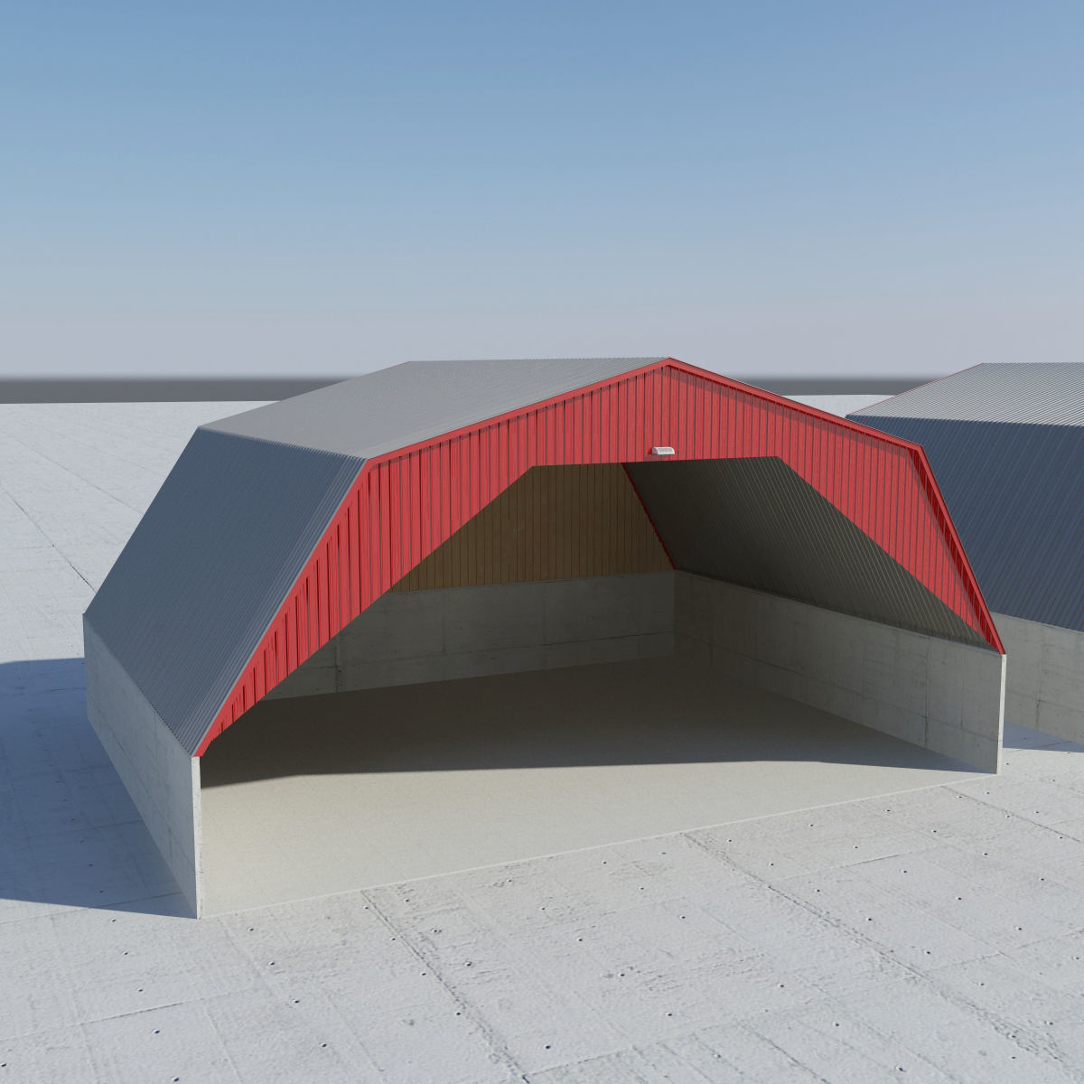 Transit Department Salt Barn 3D model_3