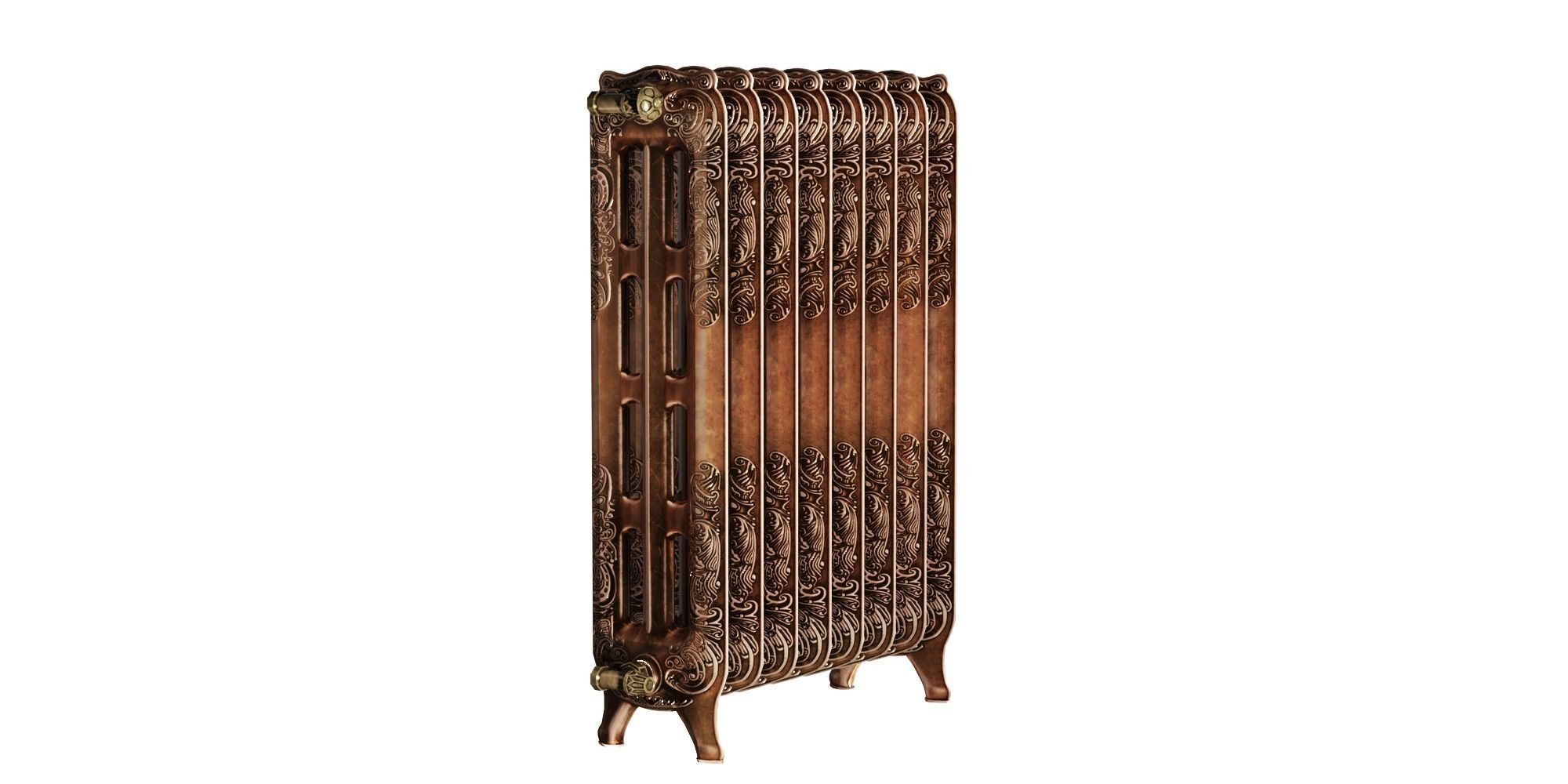Bristom Bronze Radiator  BLENDER 3D Model Cycles 3D model_6