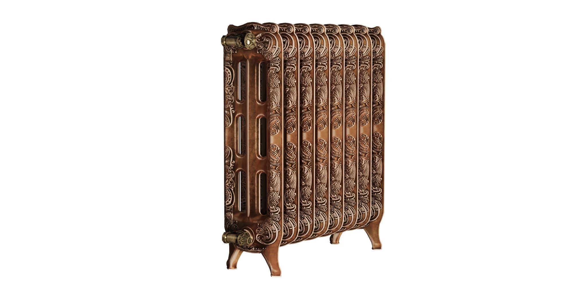 Bristom Bronze Radiator  BLENDER 3D Model Cycles 3D model_3