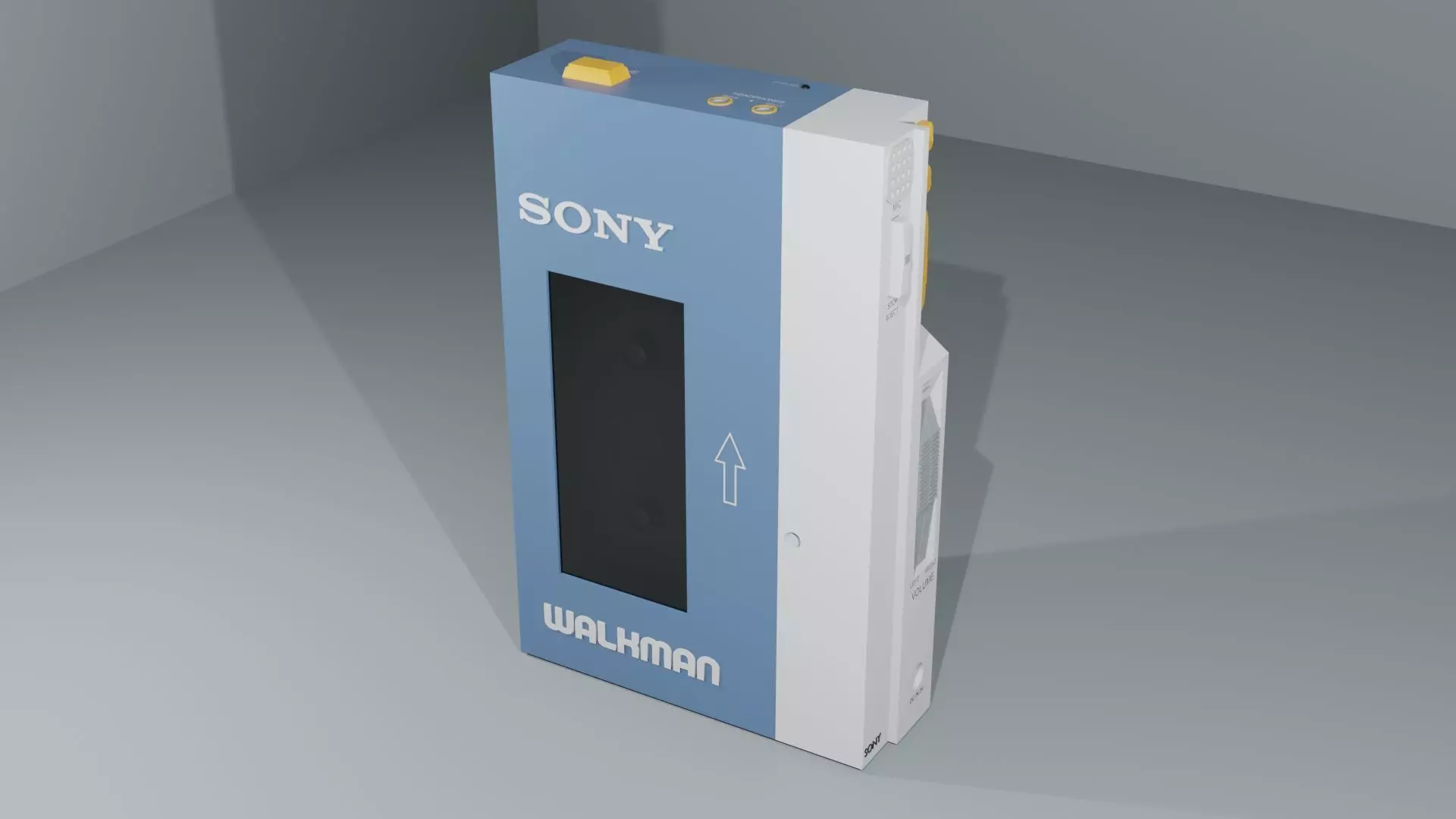 Sony Walkman TPS-L2 Low-poly 3D model Low-poly 3D model