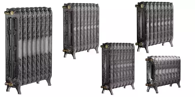 Bristom Metall Radiator BLENDER 3D Model Cycles 3D model