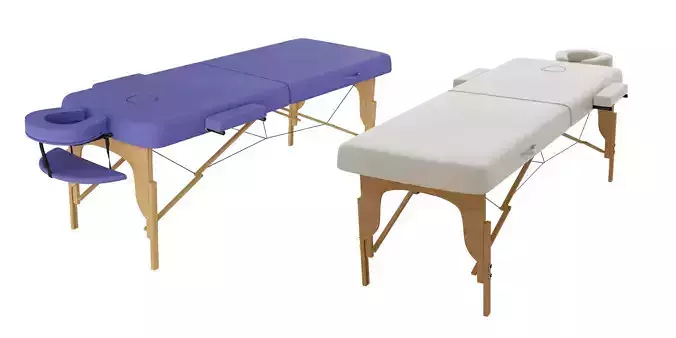 Classic Massage table  BLENDER 3D Model Cycles 3D model