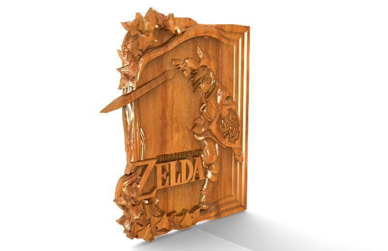 Zelda Link CNC 4 3D print model_5