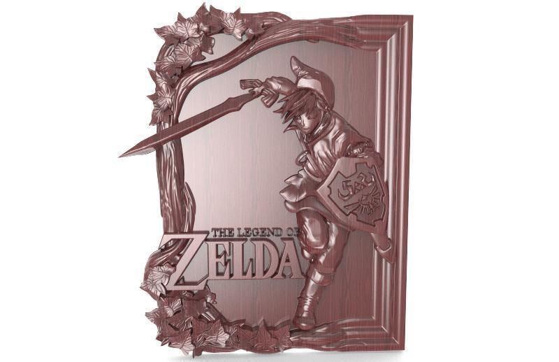 Zelda Link CNC 4 3D print model_6