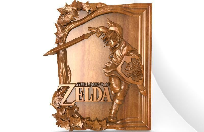 Zelda Link CNC 4 3D print model_4