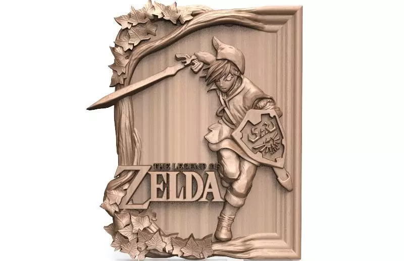 Zelda Link CNC 4 3D print model_0