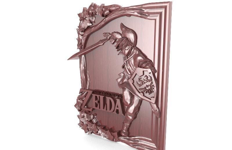 Zelda Link CNC 4 3D print model_7