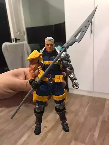 Marvel Legends Cable Psimitar 1-12scale 3D print model