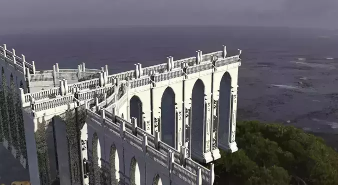 Baroque Bridge tall arches