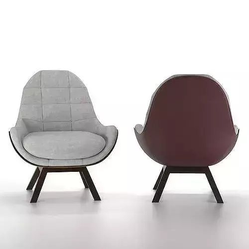 caasa lounge chair maroon