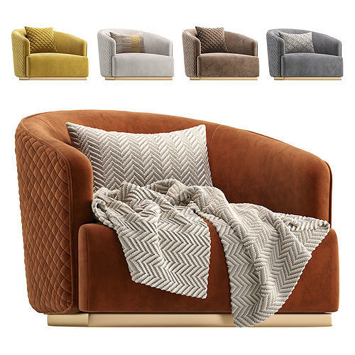 Armchair RUDAS Cazarina Interiors 3D model