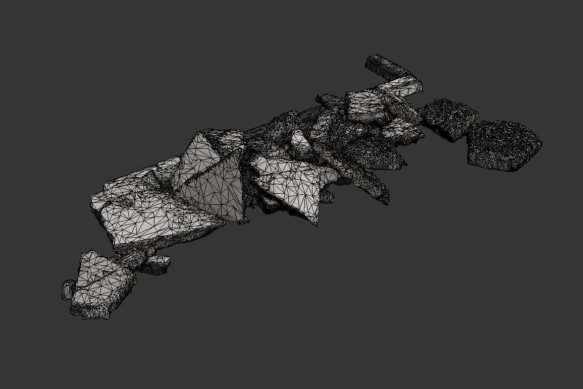 Concrete Debris  3D model_10