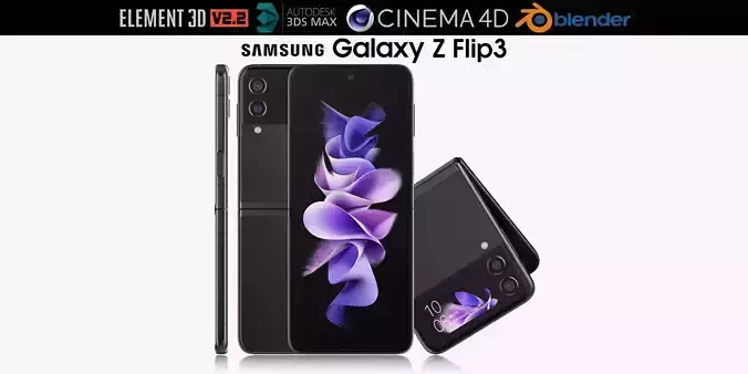 Samsung Galaxy Z Flip 3 3D model
