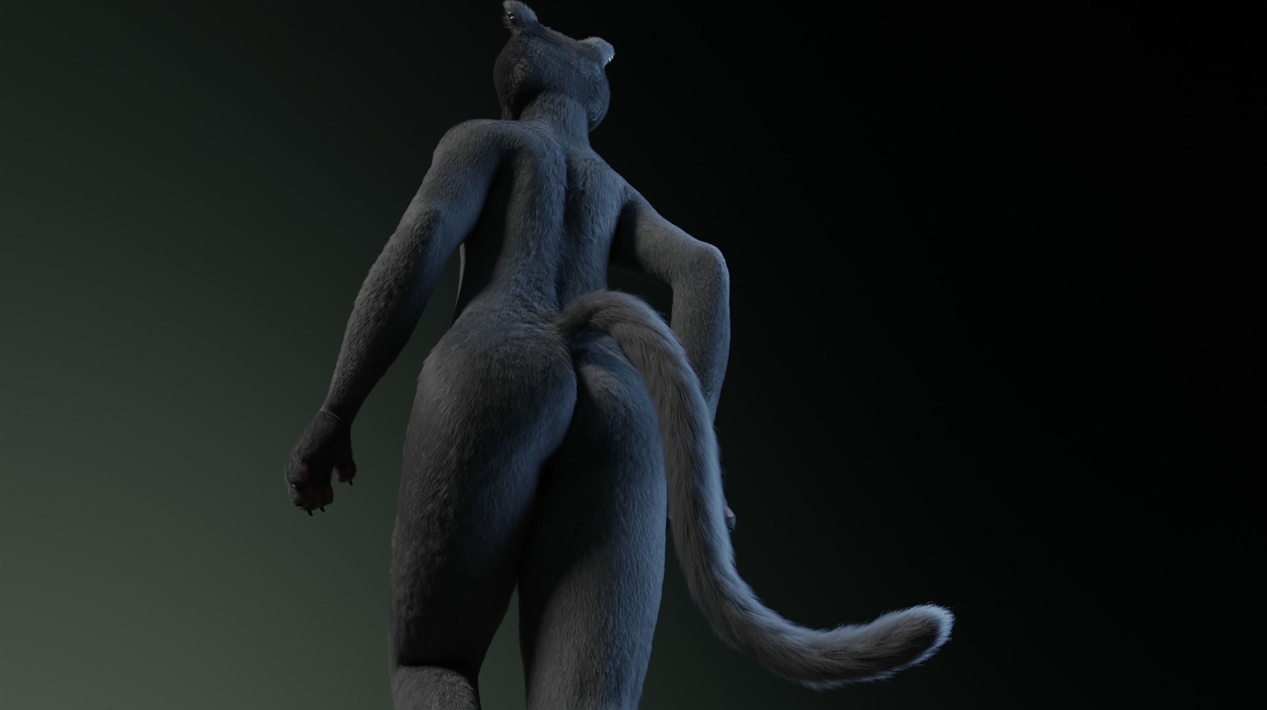 Tasha Anthro Panther 3D model_22