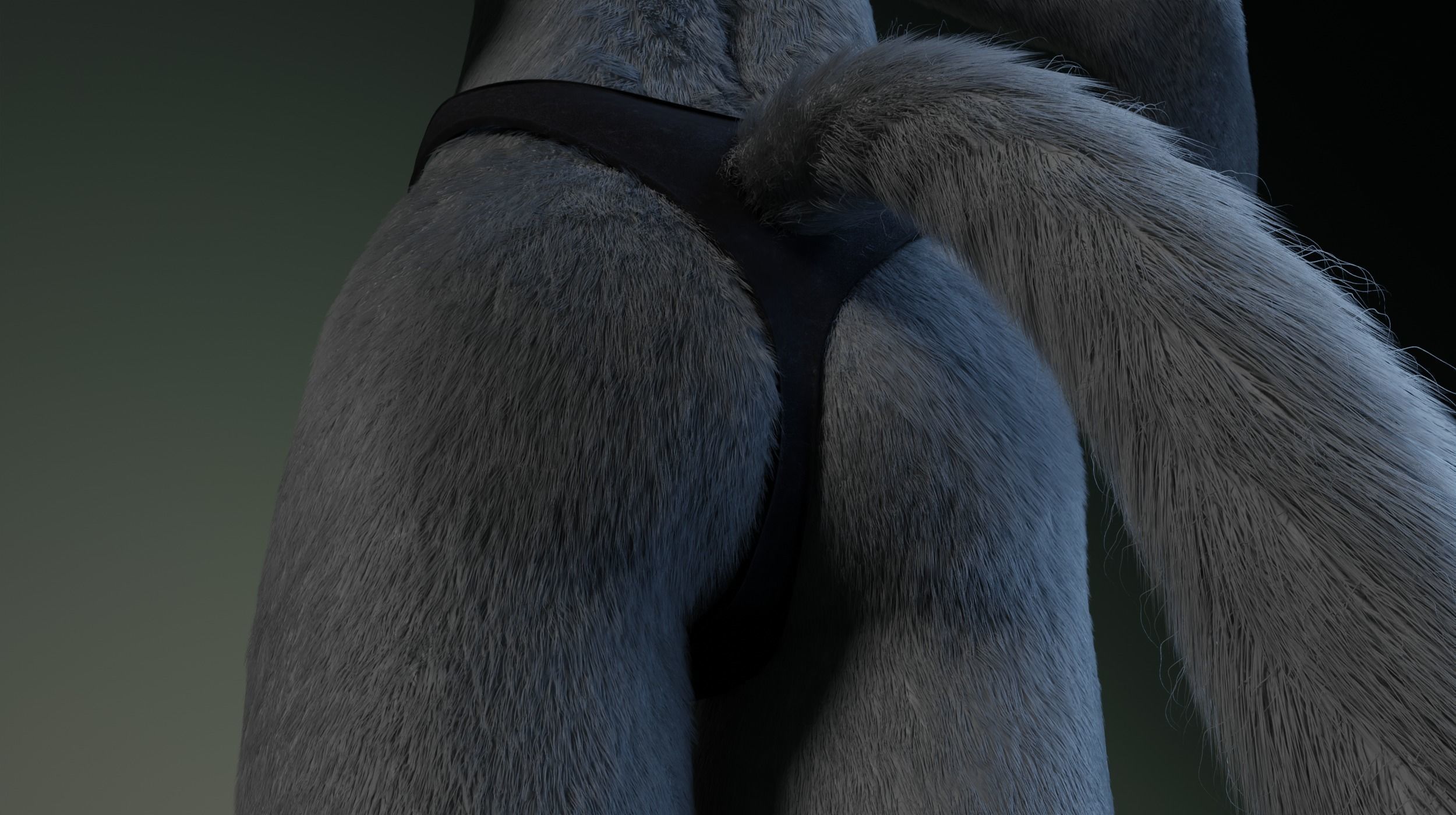 Tasha Anthro Panther 3D model_25