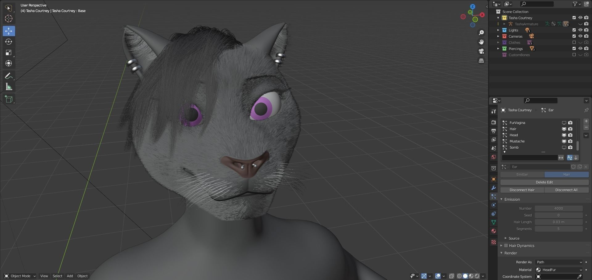 Tasha Anthro Panther 3D model_72