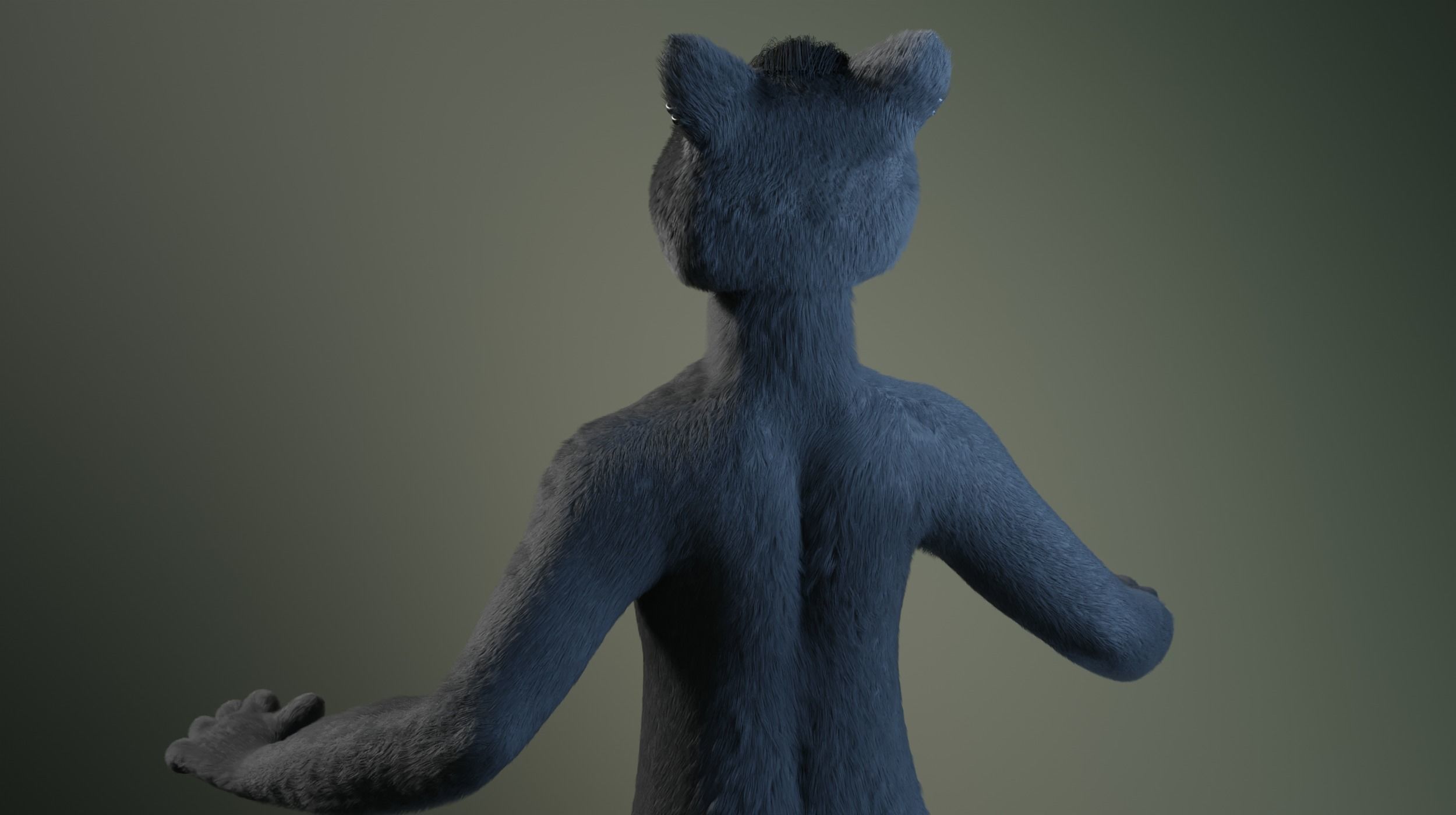 Tasha Anthro Panther 3D model_6