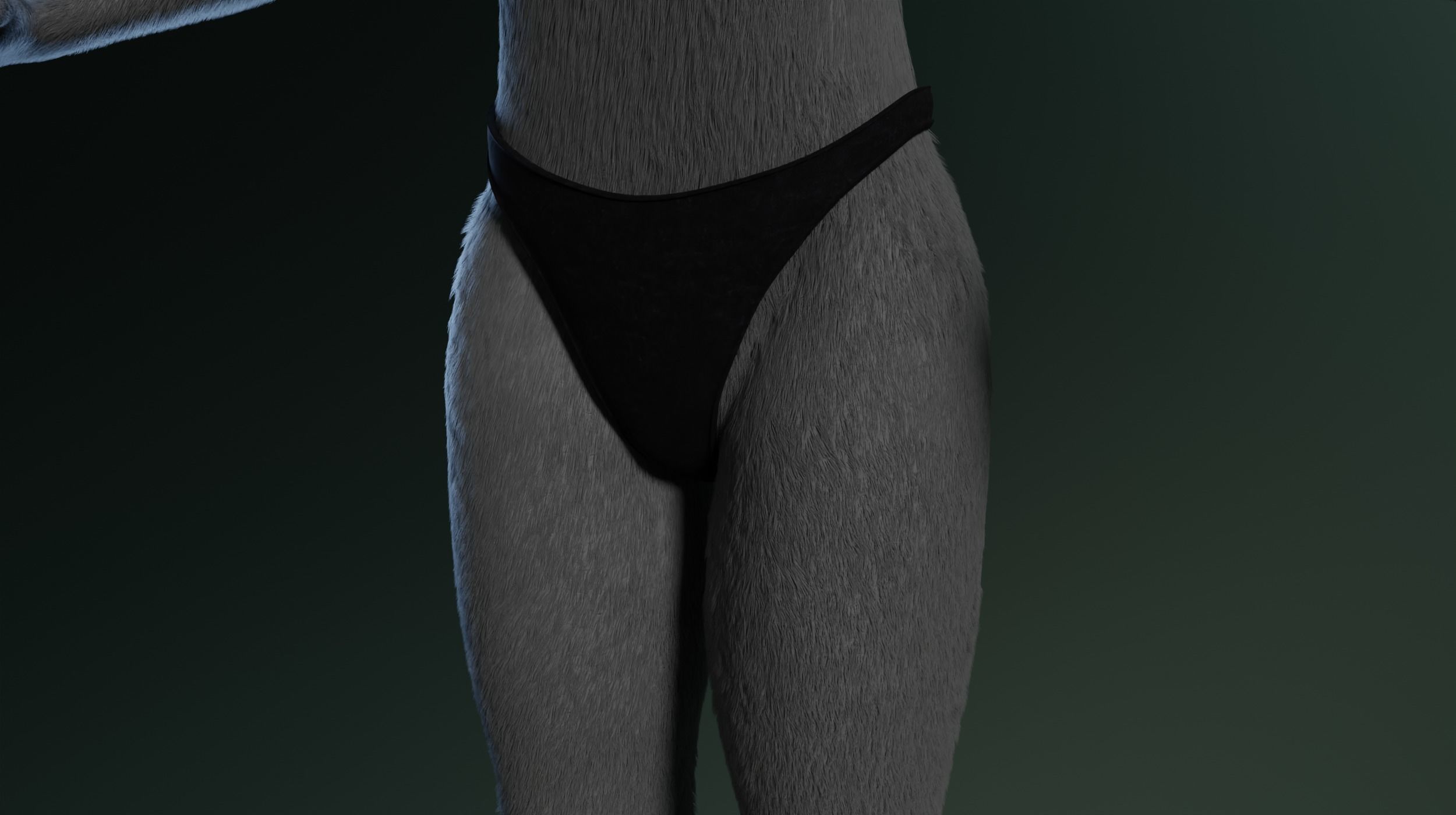 Tasha Anthro Panther 3D model_24