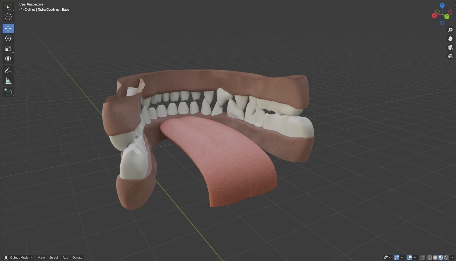 Tasha Anthro Panther 3D model_70