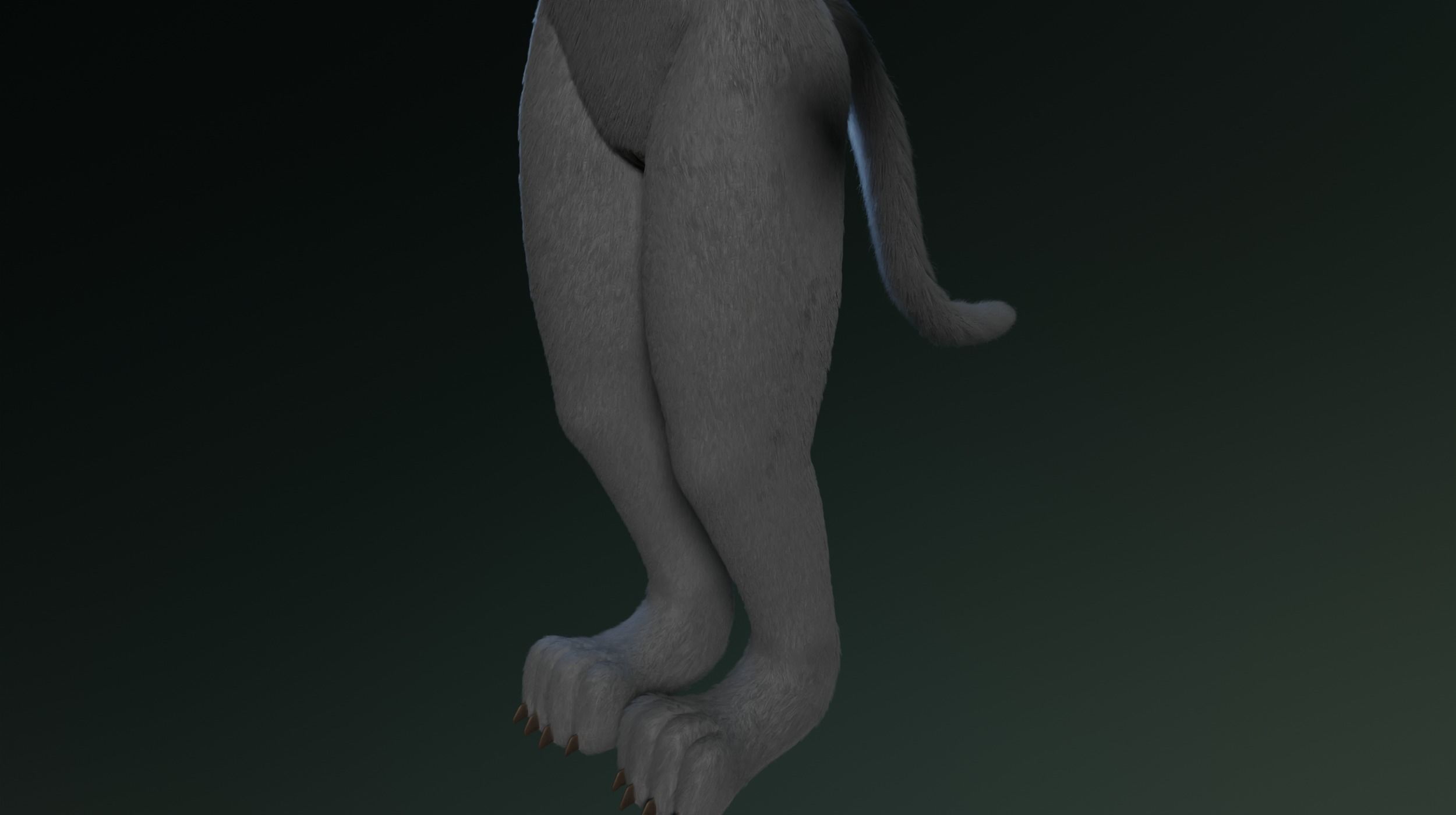 Tasha Anthro Panther 3D model_9