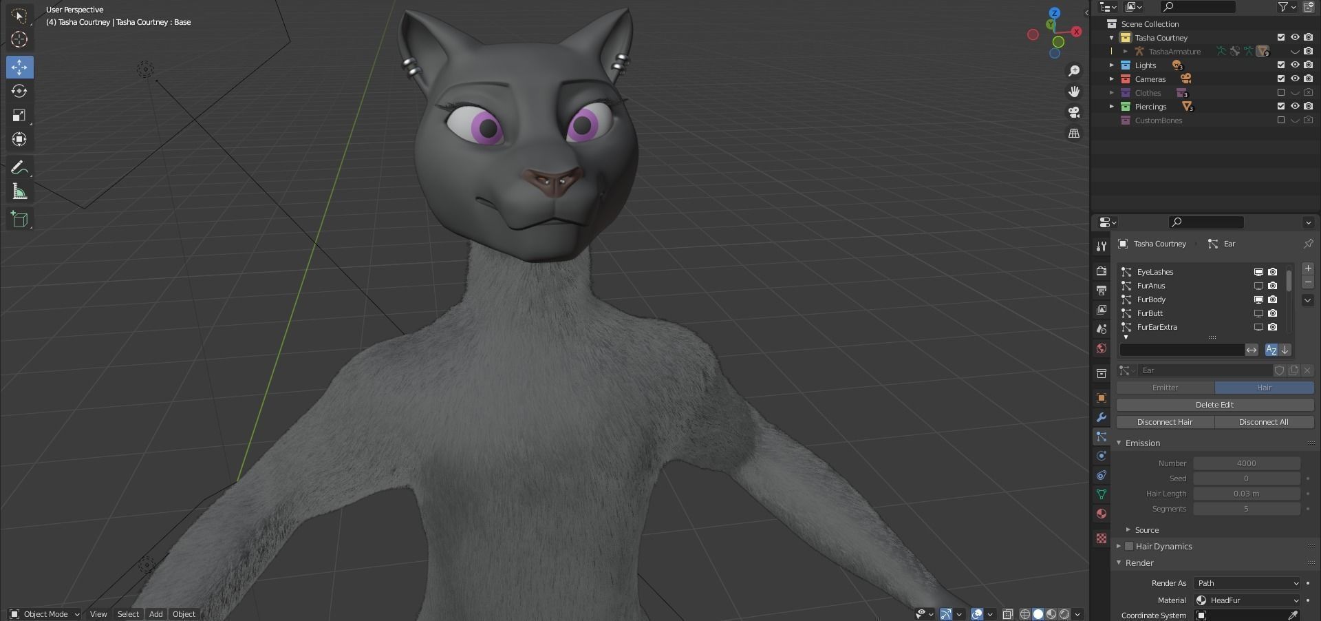 Tasha Anthro Panther 3D model_71