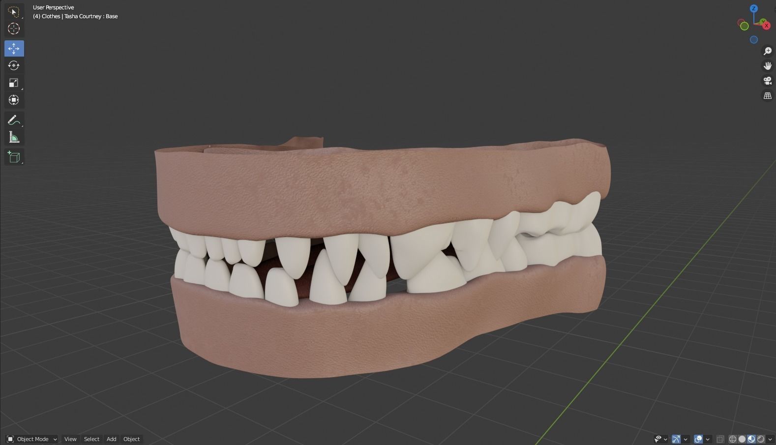 Tasha Anthro Panther 3D model_69