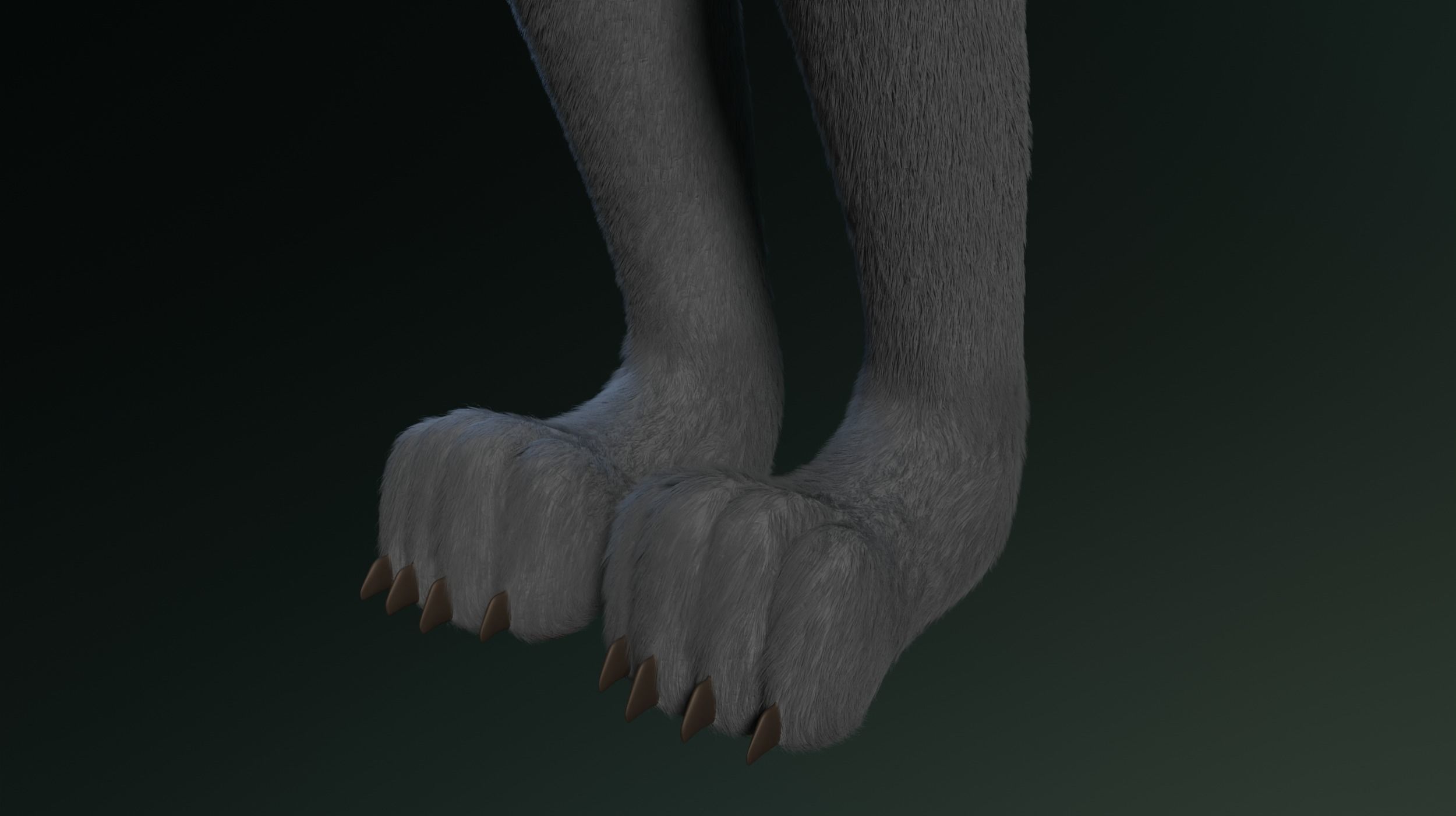 Tasha Anthro Panther 3D model_12
