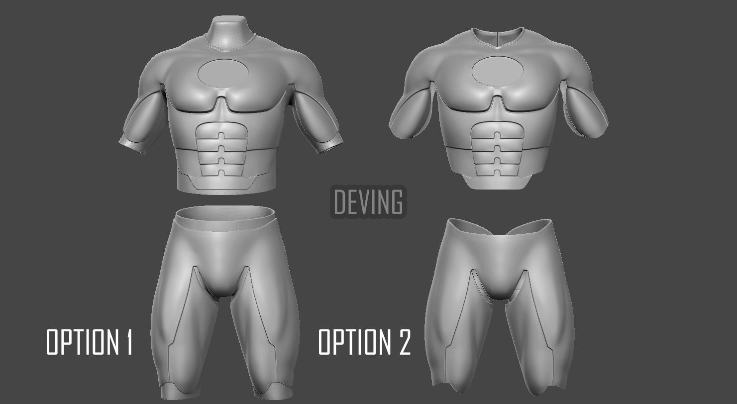 BATMAN RETURNS SUIT 3D PRINTABLE KIT 3D print model_3