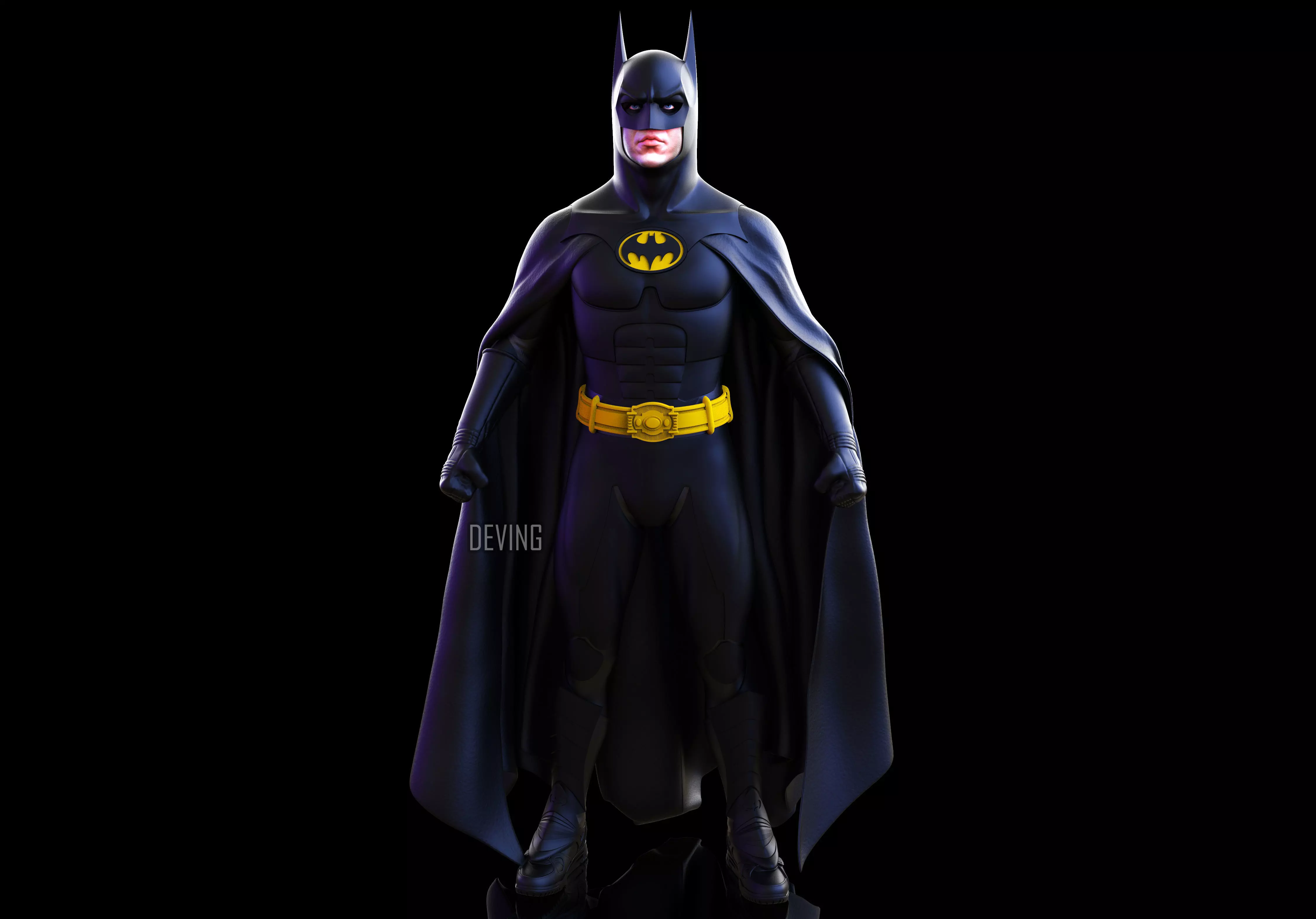BATMAN RETURNS SUIT 3D PRINTABLE KIT 3D print model_0