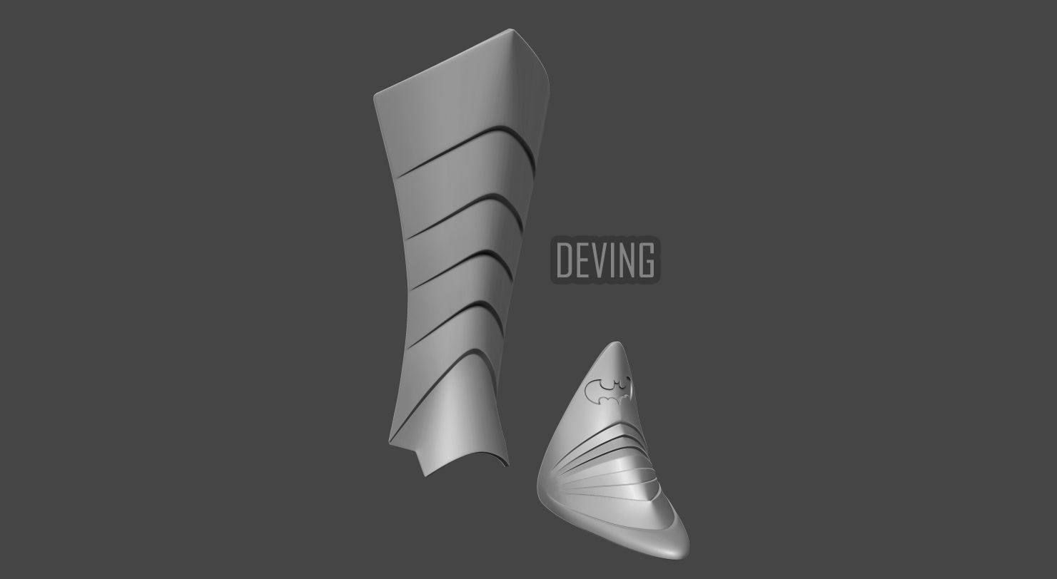 BATMAN RETURNS SUIT 3D PRINTABLE KIT 3D print model_7