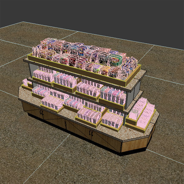 Snack Merchandise Island 3D model_4