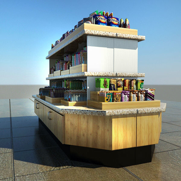 Snack Merchandise Island 3D model_3
