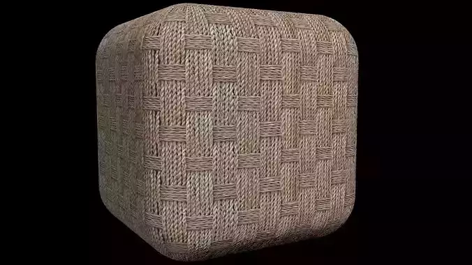 Wicker Straw - PBR Materials