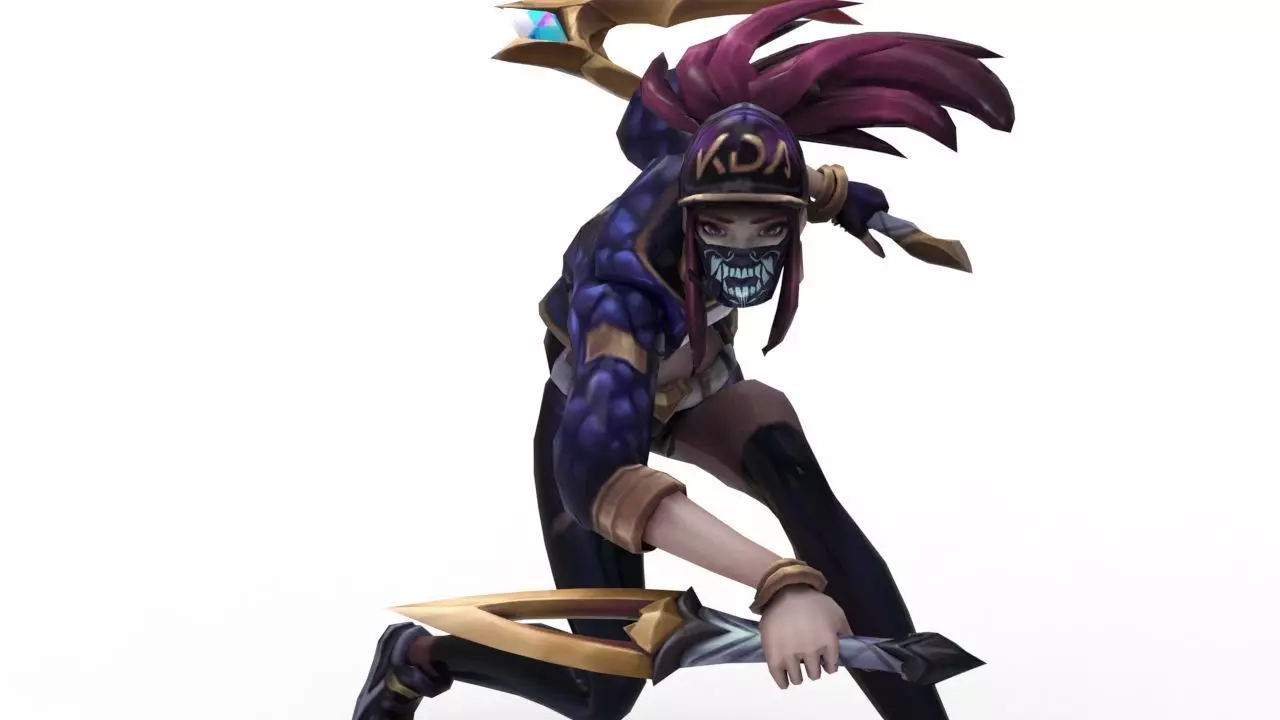 Akali KDA - League of Legends 3D print model_0