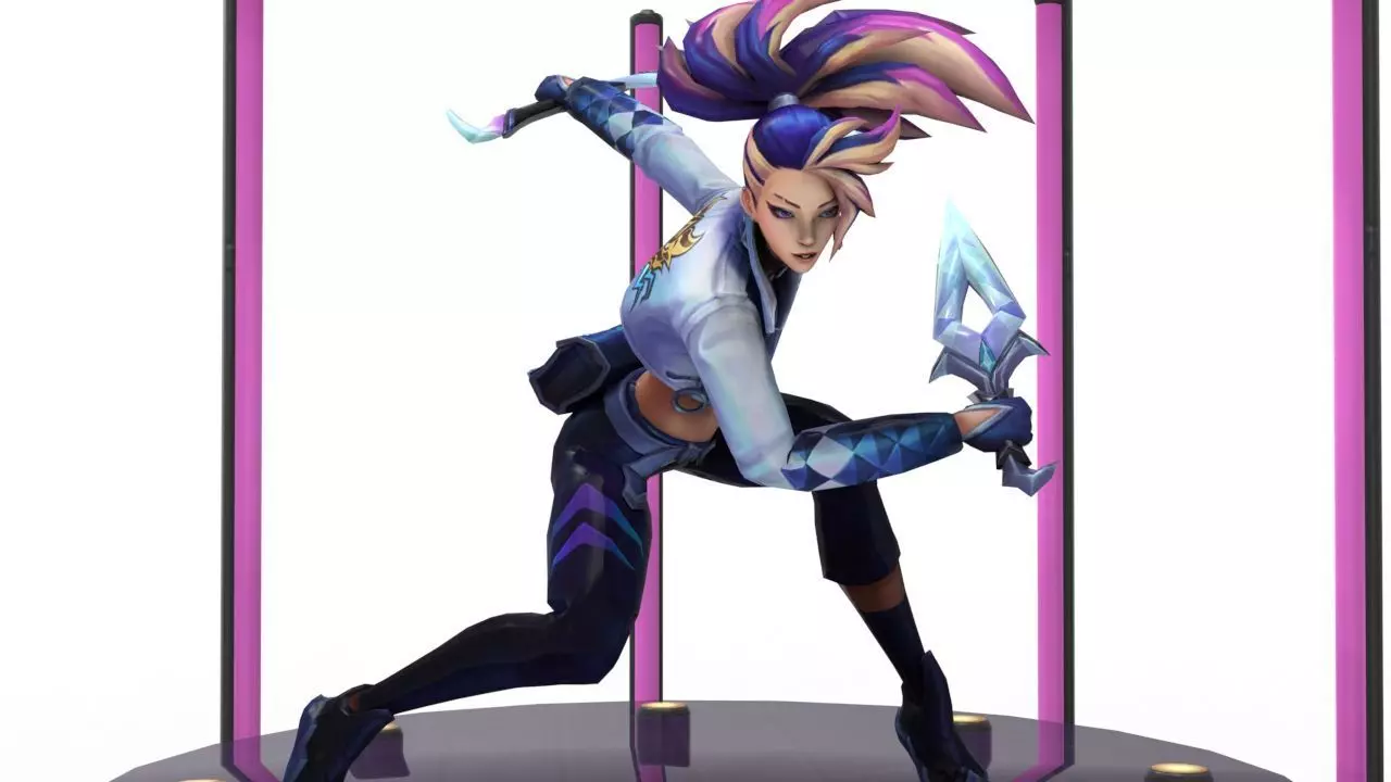 Akali KDA All-Out - League of Legends 3D print model_0