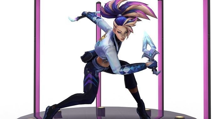 Akali KDA All-Out - League of Legends 3D print model