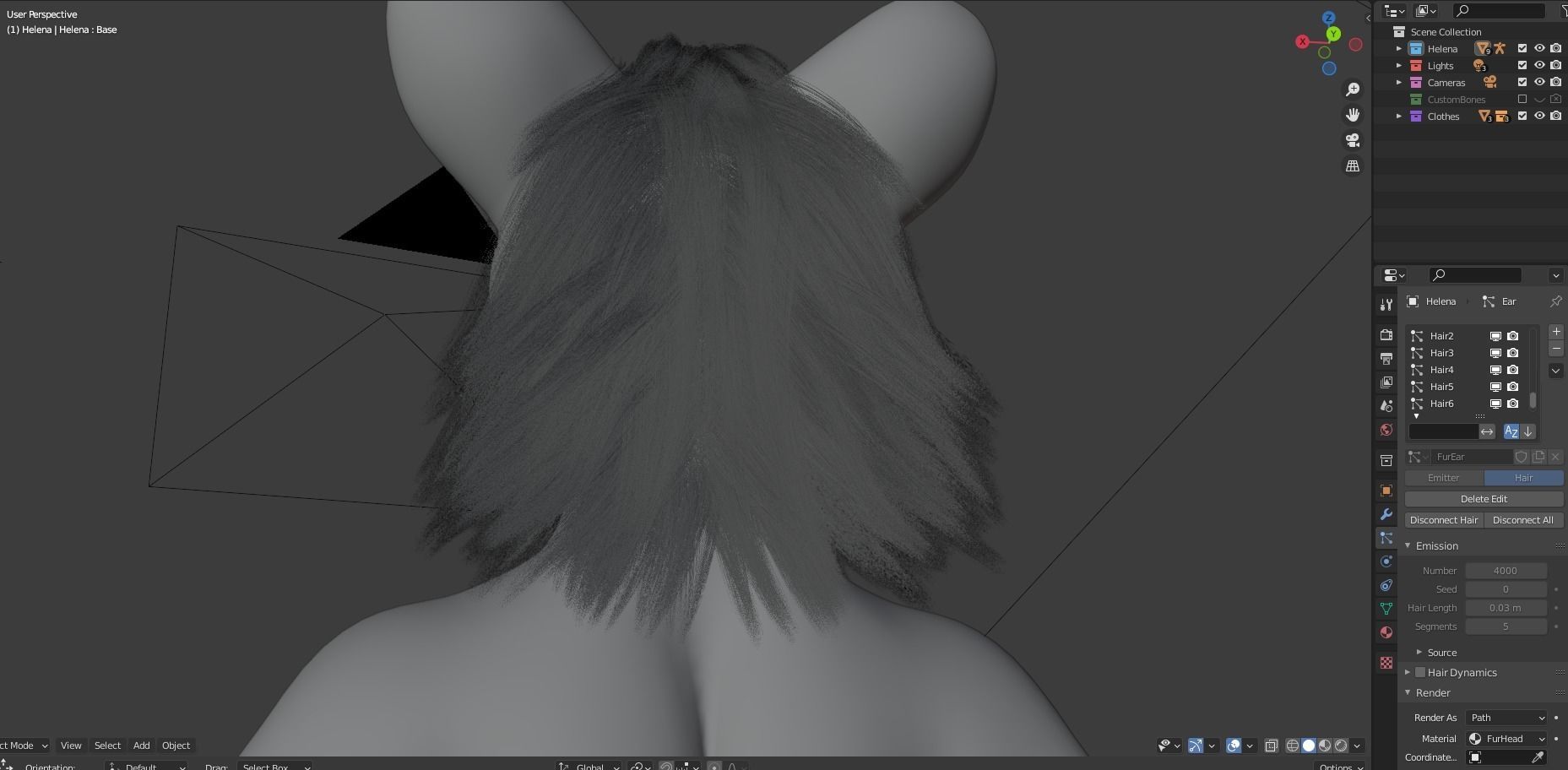 Helena Anthro Wolf 3D model_82