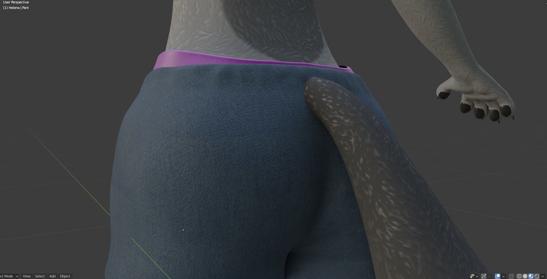 Helena Anthro Wolf 3D model_65