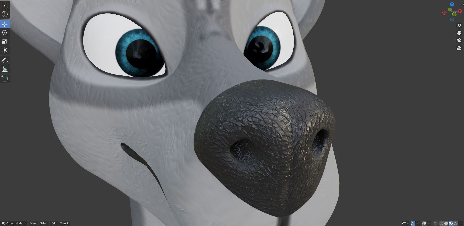 Helena Anthro Wolf 3D model_45