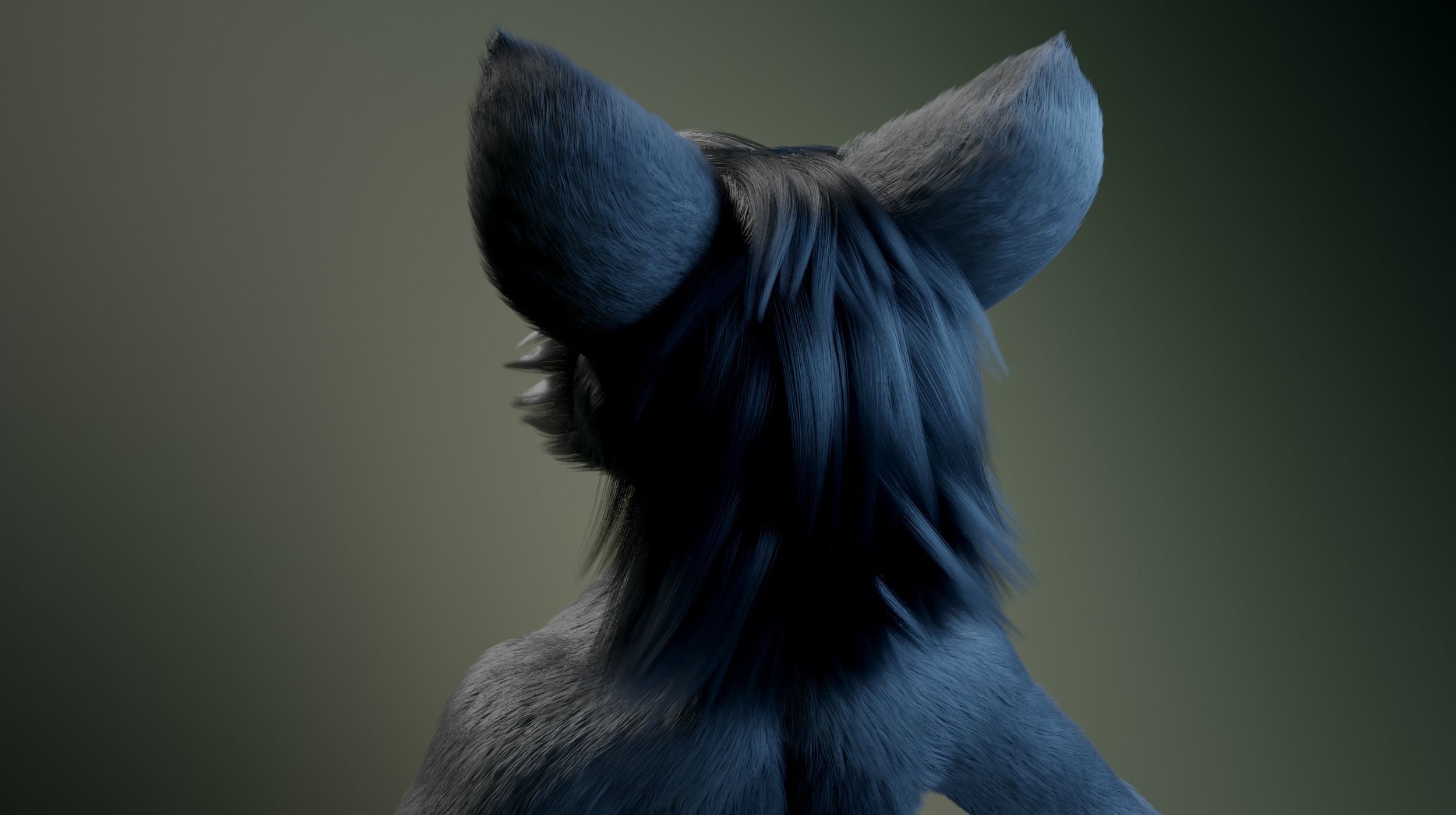 Helena Anthro Wolf 3D model_5